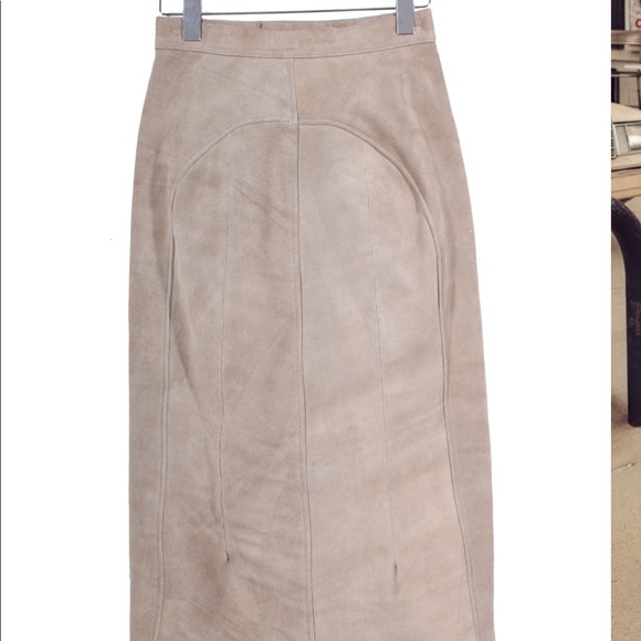 Leather midi skirt - Picture 7 of 7